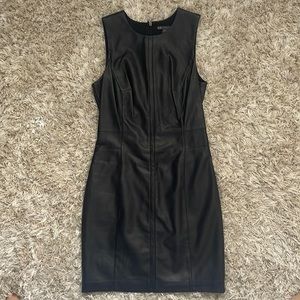 Armani Exchange leather dress